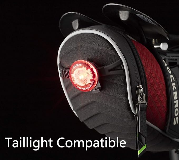 ROCKBROS Bike Saddle Bag Bicycle Seat Bag 3D Shell Saddle Bag Under Seat Cycling Seat Pack for Mountain Road Bike Bicycle Red