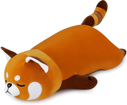 19'' Large Red Panda Plush Stuffed Animal- Cute Red Panda Plush Pillow Plushies, Big Plushie Toy, Cute Hugging Boby Pillow Stuffed Animal, Birthday Gifts for Kids Girls Boys