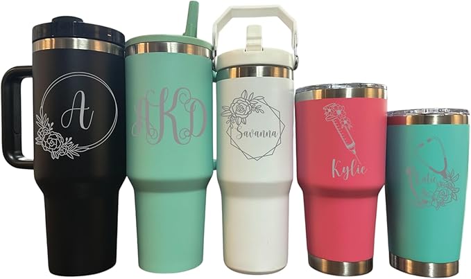 Stainless steel bottle 40oz water bottle Western tumbler Workout water bottle Gift for her New tumbler (Personalize it)