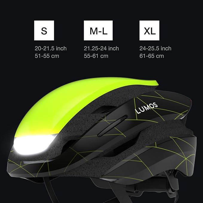 Lumos Ultra Smart Bike Helmet | Customizable Front and Back LED Lights with Turn Signals | Road Bicycle Helmets for Adults: Men, Women