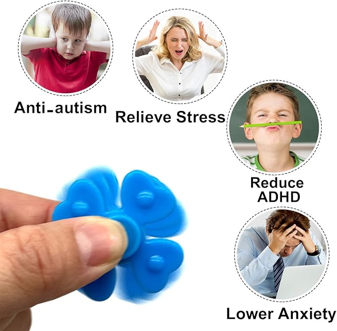 100 Pack Mini Fidget Spinner Toys,Stress Relief Sensory Toys,Birthday Party Favors Gifts for Kids Teens Adults,Christmas Stocking Goodie Bag Stuffers,Treasure Box Toys for Classroom Prizes Supplies