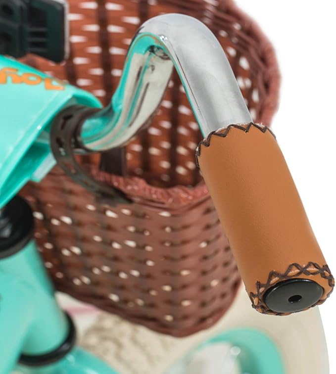 JOYSTAR Classic Style Kids Bike with Training Wheels & Basket, 12 14 16 Inch Girls Bike for 2-7 Years Old, Kids' Bicycles