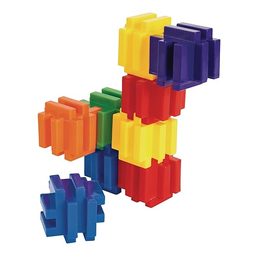 Environments 2 inch Jumbo Linking Cubes, 24 Pieces, Building Bricks, Blocks, Construction Toy, Manipulatives, Early STEM, Ages 18 Months and Up