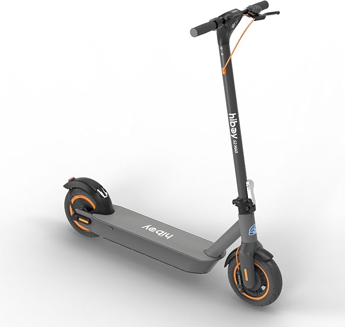 Hiboy S2 Pro/S2 MAX Electric Scooter, 500W Motor, 10" Solid Tires, 25-40.4 Miles Range, 19 Mph Folding Commuter Electric Scooter for Adults (Optional Seat)