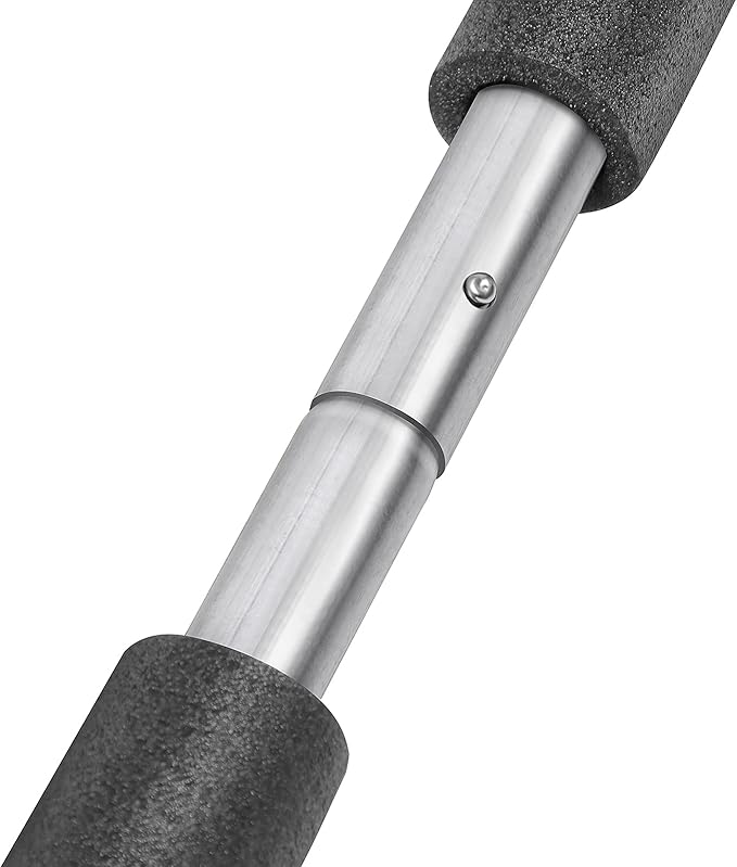 Zoomster Trampoline Replacement Enclosure Poles with Clamp and Hardware Fits 6 Straight Poles Trampoline (No Tool Needed. Can be Assembled by only one Adult)