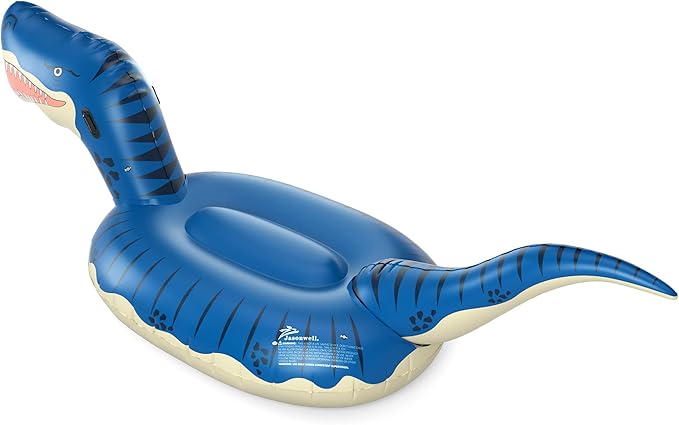 Jasonwell Inflatable Dinosaur Swimming Pool Float for Kids Boys Girls Adults 124'' Giant Tyrannosaurus Rex Floatie Summer Beach Ride on Party Pool Raft Lounge Toys
