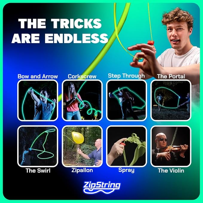 Luma - The Patented Glow-in-The-Dark Toy That Flies a Loop of String, Creates Endless Shapes and Tricks Built-in LED for Glowing Fun. Perfect STEM Gift for Kids & Adults. Wonderment Awaits