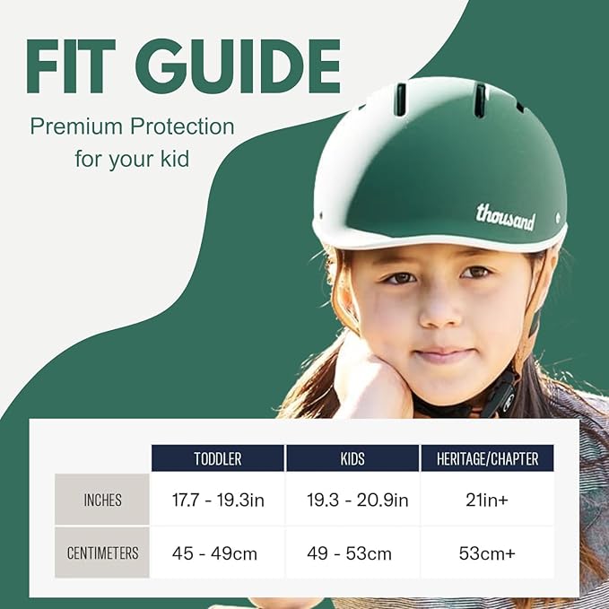 Thousand Jr. Toddler Helmet - Free Reflective Sticker Pack to Customize, No Pinch Magnetic Buckle, Adjustable Fit, Multi Sport CPSC CE ASTM Certified