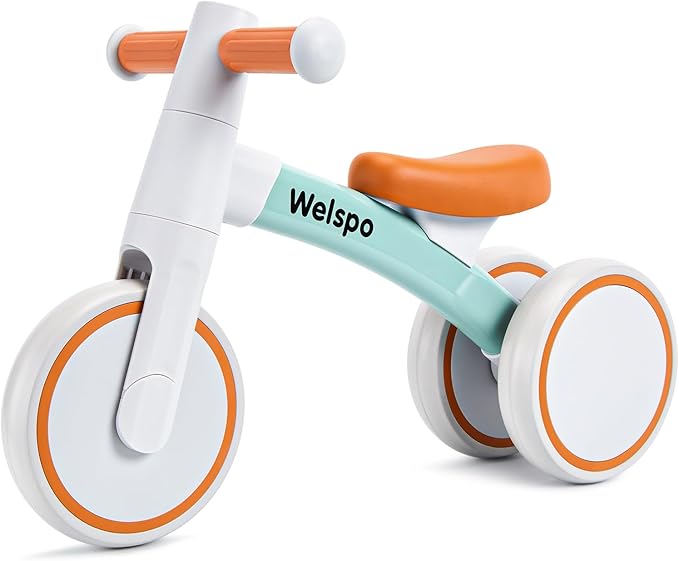 welspo Baby Balance Bikes for 1 Year Old Boys Girls 12-24 Months Kids Toddler First Bicycle Infant Walker Children No Pedal 3 Wheels Mini Bike Riding Toys