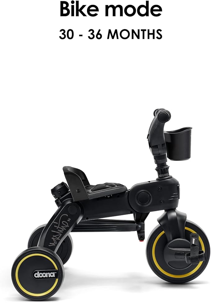 Doona Liki Trike, Vashtie - Limited Edition - 5-in-1 Compact, Foldable Tricycle - Suitable for Toddlers 10 to 36 Months