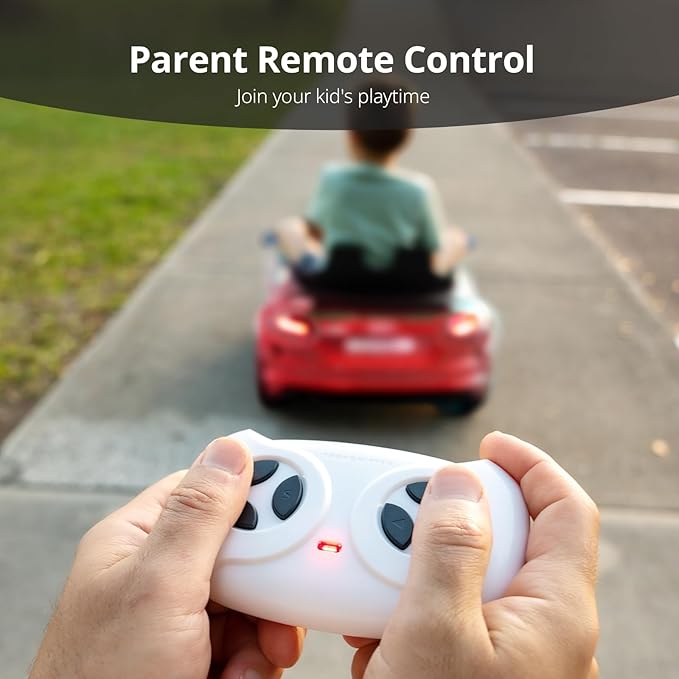 Licensed Audi Electric Kids Car, 12V Kids Ride-on Toy Car for Toddlers w/Remote - Red