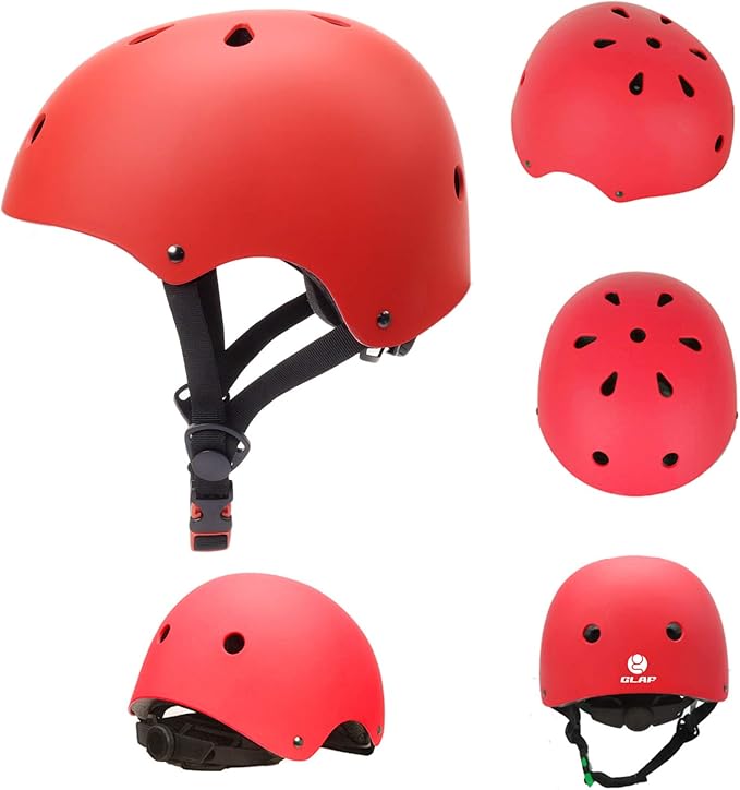 Glaf Toddler Helmet for 2-8 Years Kids Bike Helmets Baby Girls Boys Multi-Sport Adjustable Skateboard Bicycle Helmet Lightweight 3 Sizes for Toddler to Youth 8-14