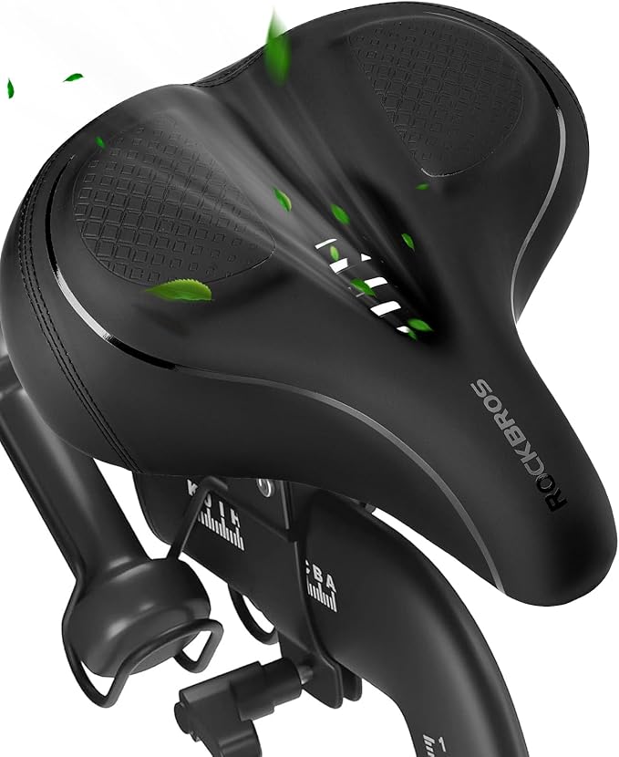 ROCKBROS Oversized Bike Seat for Peloton Bike/Bike+ Seat Replacement Wide Comfortable Bike Seat Cushion Exercise Bike Seat