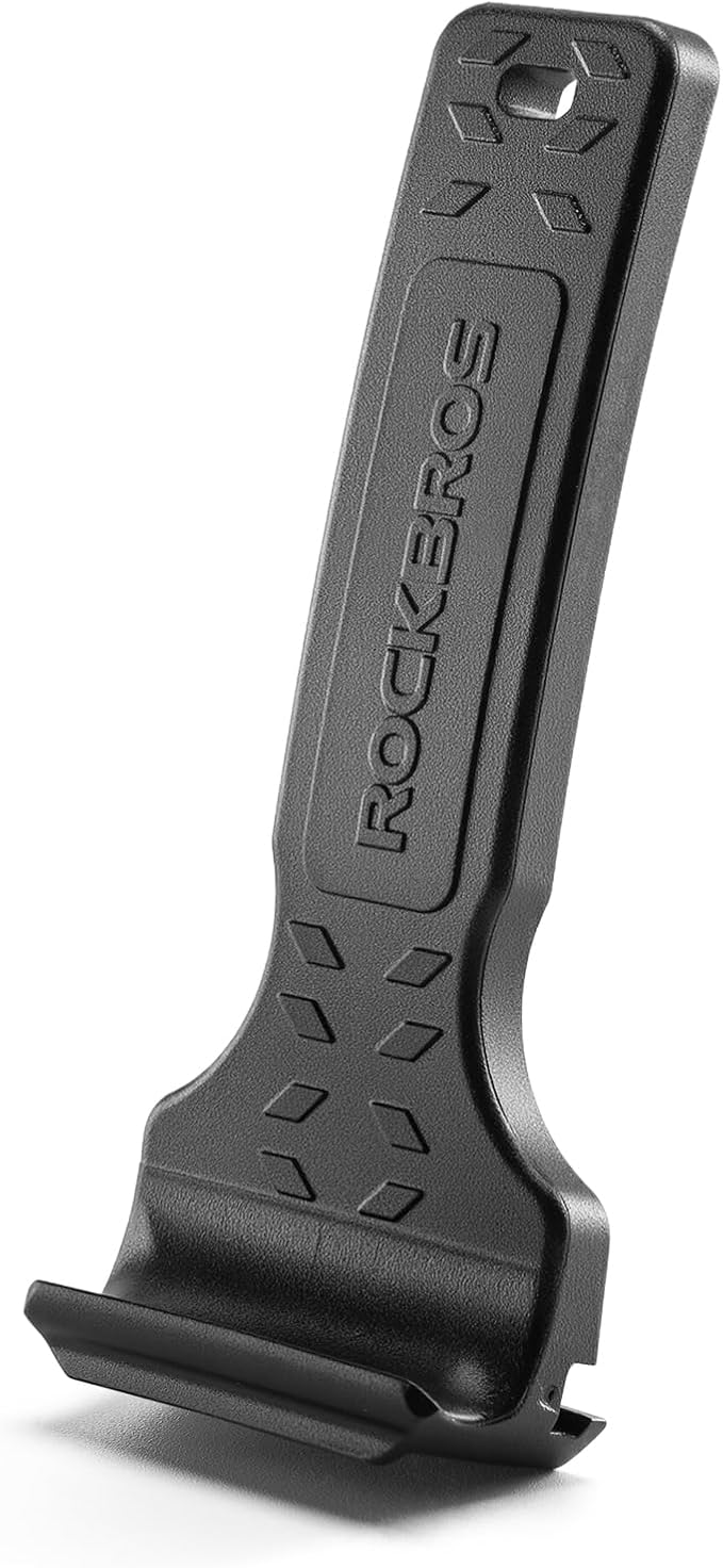 ROCKBROS Bike Tire Lever Tire Removal Tool Quick and Easy Tire Removal and Installation for Road or Mountain Bike Tires,Pack of 1,Black