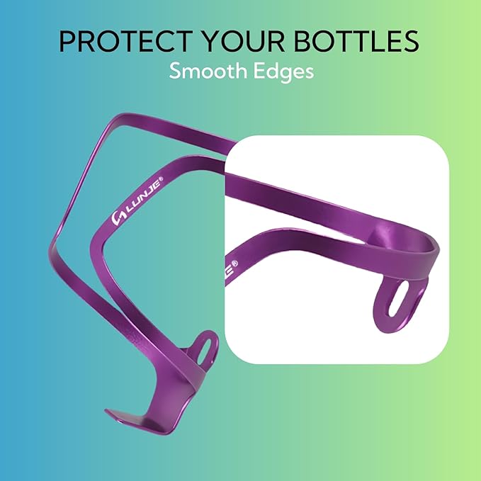 Bike Water Bottle Holder: Ultra-Light Bicycle Bottle Cages with Screws, Alloy Aluminum, Universal Bike Cup Holder Rack for Road MTB Bikes(Black)