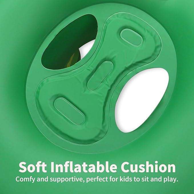 Swimbobo Toddler Pool Float with Seat Boat Inflatable Ride-on Airplane Pirates Sharks Car for Kids Outdoor Toys