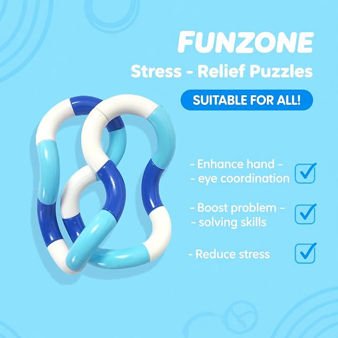 15PCS Quiet Twisty Fidget Toys – Squeeze, Twist, and Spin – Multicolored Sensory Toys for Kids and Adults, Stress Relief Toys & Educational Tools for Classroom,Alternative gifts (Random Color)