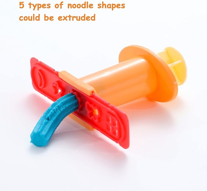 FRIMOONY Dough Tools Set for Kids, Various Animal Molds, Rolling Pins, Random Color, 47 PCS