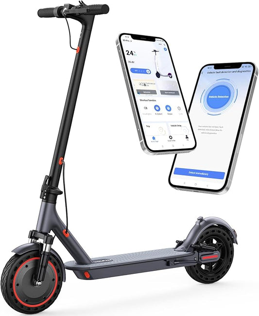 VOLPAM Electric Scooter, 350W/500W Powerful Motor, 8.5"/10" Solid Tires, 19/22Mph, 28/21/12 Miles Range,Dual Braking