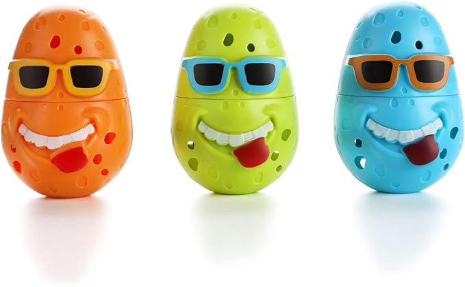 haomsj Swimming Diving Pool Sticks Toys for Kids, 3pcs Dive Clown Eggs, Summer Underwater Sinking Pool Toys for Boys and Girls Ages 8-12