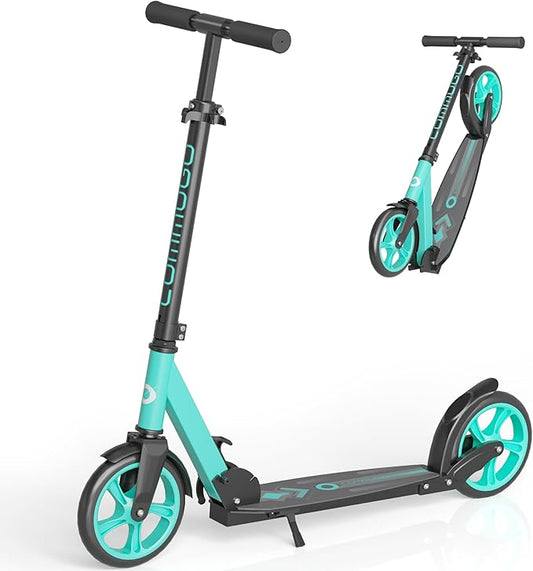 Kick Scooter for Kids 5-12, Teens, Foldable Lightweight Adult Scooter with 8 Inch Wheels, Max Load 240 LBS, Gift for Childs