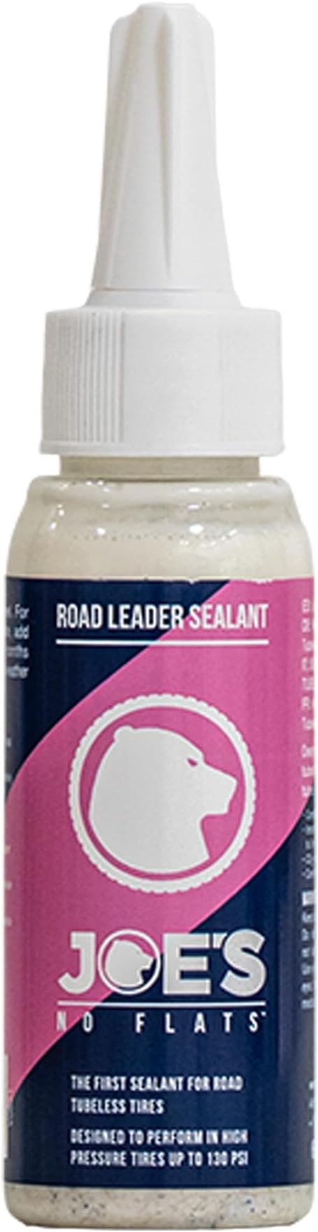 JOE'S NO FLATS Road Leader Sealant - Use for Low Volume High Pressure Road Bike Tires - Road Bike Tubeless Tire Sealant