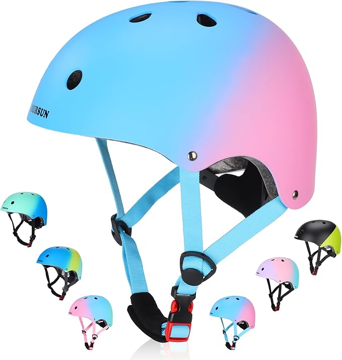Kids Helmet Toddler Bike Helmets for Ages 2-3-5-8-14 Years Kids Girls Boys Youth, Adjustable Multi-Sport Helmet for Skateboard Cycling Scooter Balance Bike Inline Skating Longboard Roller Skate