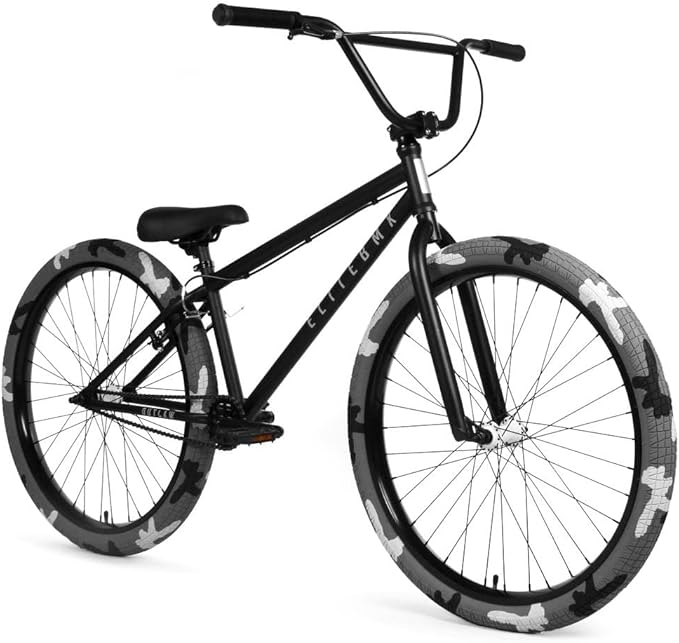 Elite BMX Bicycle 18", 20" & 26" Model Freestyle Bike - 3 Piece Crank