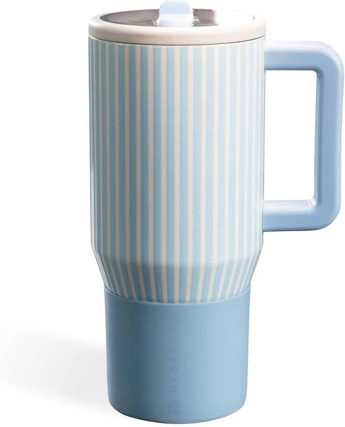 HydroJug Kids - 20 oz Insulated Kids Water Bottle with Flip Straw & Handle | Leak-Proof & Durable | Perfect for School, Sports, Lunch, Travel & Camp, Cape Cod