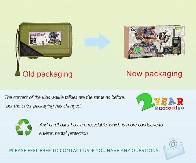 Walkie Talkies for Kids 22 Channel 2 Way Radio 3 Miles Long Range Handheld Walkie Talkies Durable Toy Best Birthday Gifts for 6 Year Old Boys and Girls fit Adventure Game Camping (Green Camo 1)