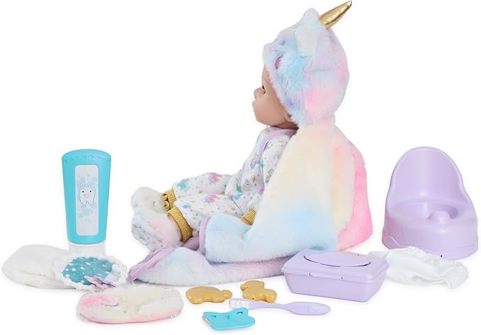 Madame Alexander 14-inch Sweet Smiles® Unicorn Baby Doll Deluxe Playset