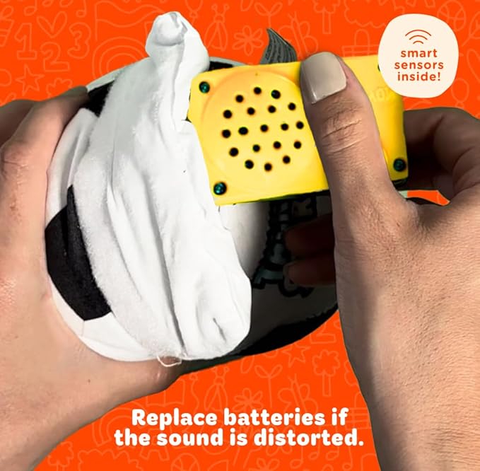 Move2Play, Hilariously Interactive Toy with Music & Sound Effects | Birthday Gift for Boy & Girl | Ball for Toddler & Baby | 6, 12, 18+ Months | 1, 2, 3+ Year Old