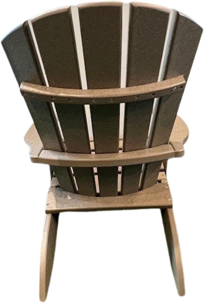 DutchCrafters Poly Kids Adirondack Chair, Outdoor Chair for Kids Ages 3–8, Durable Child-Sized Patio Seating for Camping and Backyard Play - Amish Made in USA (Pink)