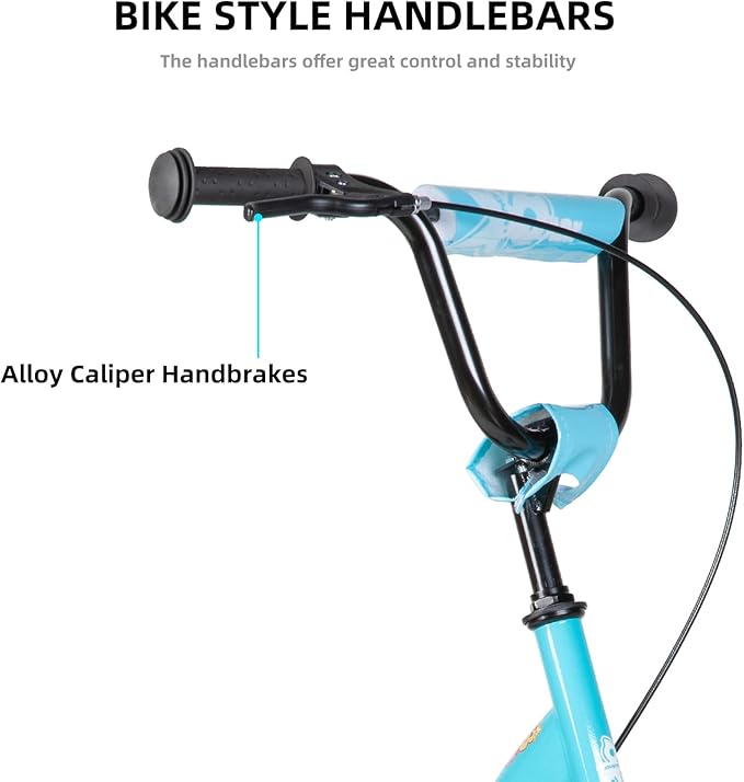 JOYSTAR Kick Scooter for Kids 5+ Teens & Youth, Lightweight Kids Scooter with Adjustable Handlebar, 2 Wheel Scooter for Boys & Girls, 12" Inflatable Wheels Rear Drum Brakes