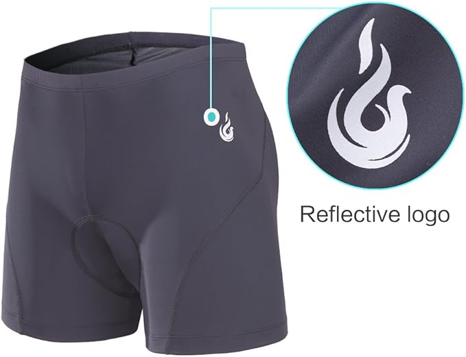 beroy Men's Comfortable Bicycle Cycling Pants, 3D Padded Bike Shorts