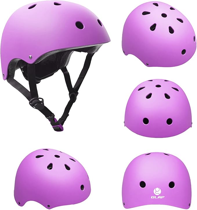 Glaf Toddler Helmet for 2-8 Years Kids Bike Helmets Baby Girls Boys Multi-Sport Adjustable Skateboard Bicycle Helmet Lightweight 3 Sizes for Toddler to Youth 8-14