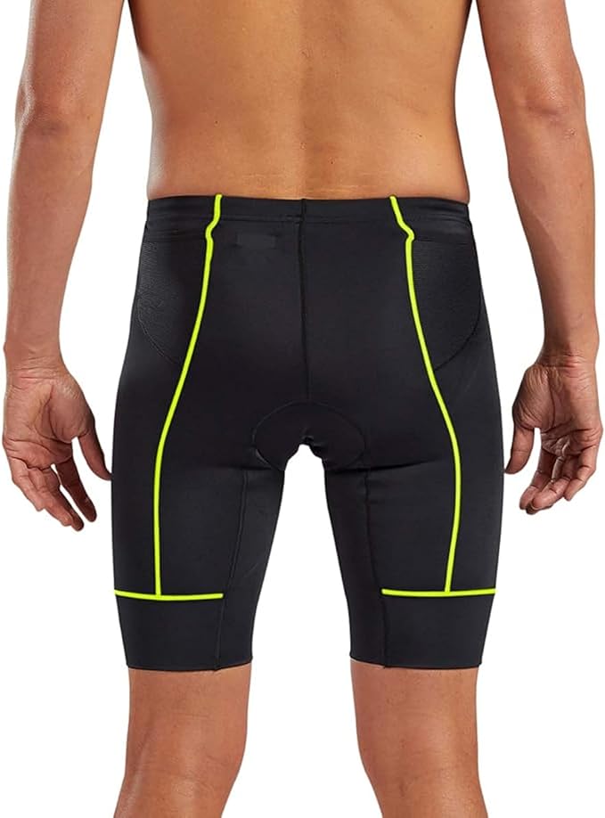 Zoot Men’s Core 9-Inch Tri Shorts, Quick Dry Performance Triathlon Shorts with Cycling Chamois Pad, Pockets & UPF 50+ Fabric