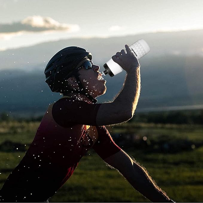 GEMFUL Bike Water Bottle BPA Free 750 ml 2 Pack