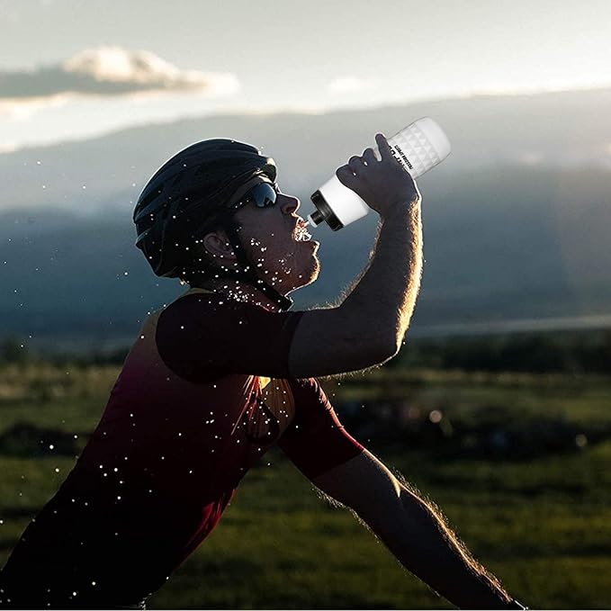 GEMFUL Water Bottle Biking BPA Free 24 Ounce 2 Pack