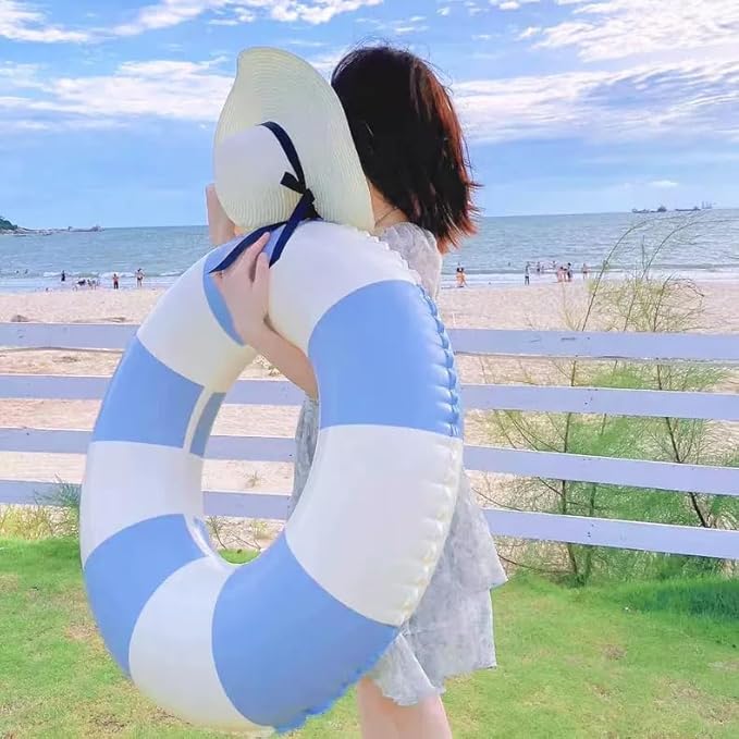 2 PCS Inflatable Pool Floats for Swimming Pool Party Lake Beach Adults - Floaties Pool Tubes Swim Rings Tubes Floaties for Beach Pool Party Decorations