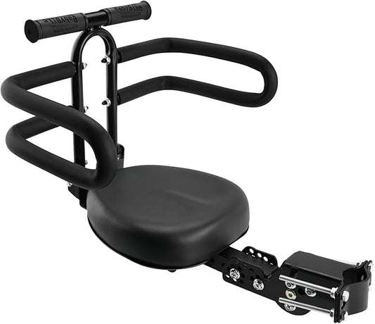 Thicken Front Child Bike Seat,Foldable Front Mounted Kids Bike Seat for City Bicycles Hybrid Cruiser Bicycles Pedal Scooter Motorcycle Bicycles