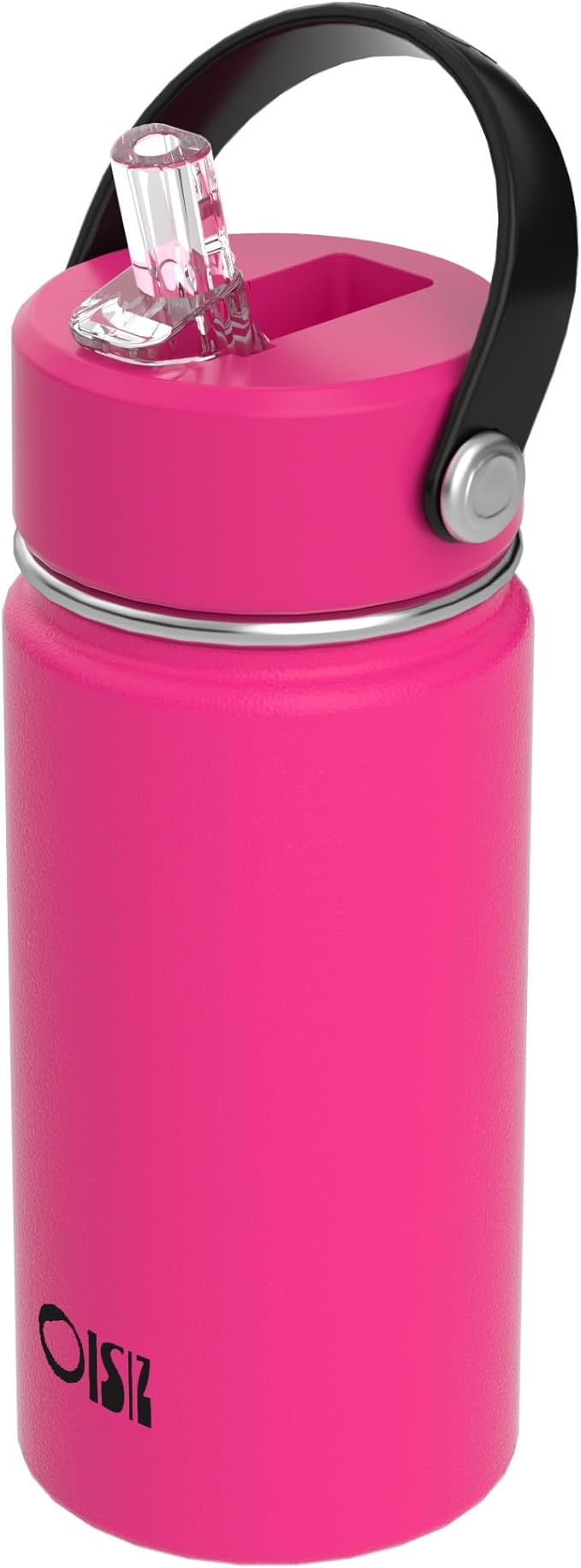 Kids Water Bottle with Straw Lid 14oz, Vacuum Insulated 316 Stainless Steel Water Bottles for Kids for School, Leakproof Water Bottle, BPA Free and Keep Cold for 24 Hours