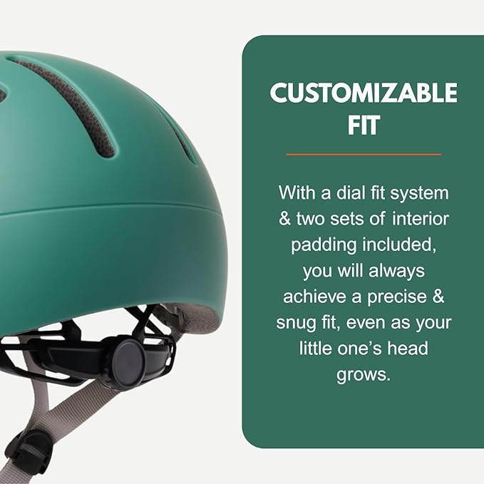 Thousand Jr. Toddler Helmet - Free Reflective Sticker Pack to Customize, No Pinch Magnetic Buckle, Adjustable Fit, Multi Sport CPSC CE ASTM Certified