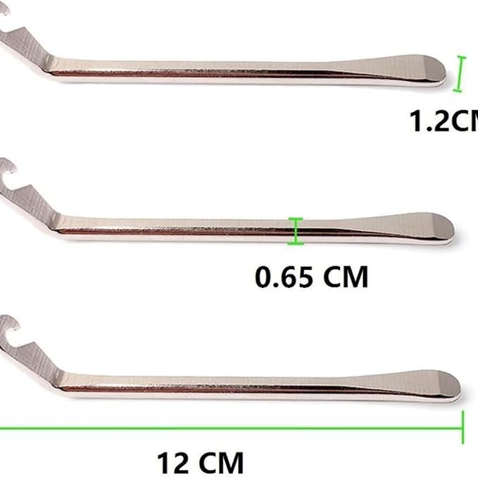 Bike Tire Levers Ultra Strong Bicycle Tire Removal Tool to Repair Bicycle Tube for Road & Mountain Bike Tires Repair Kits Tool (Metals Material)