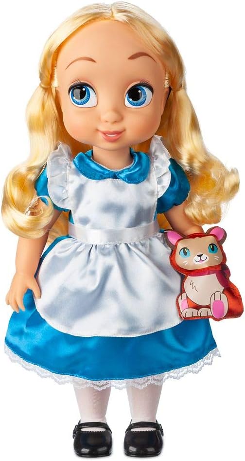 Disney Store Girl's Animators' Collection Alice Doll – 16 Inches, Collectible Character Toy, Perfect Fans, Authentic Design, Great Gift for Kids and Collectors