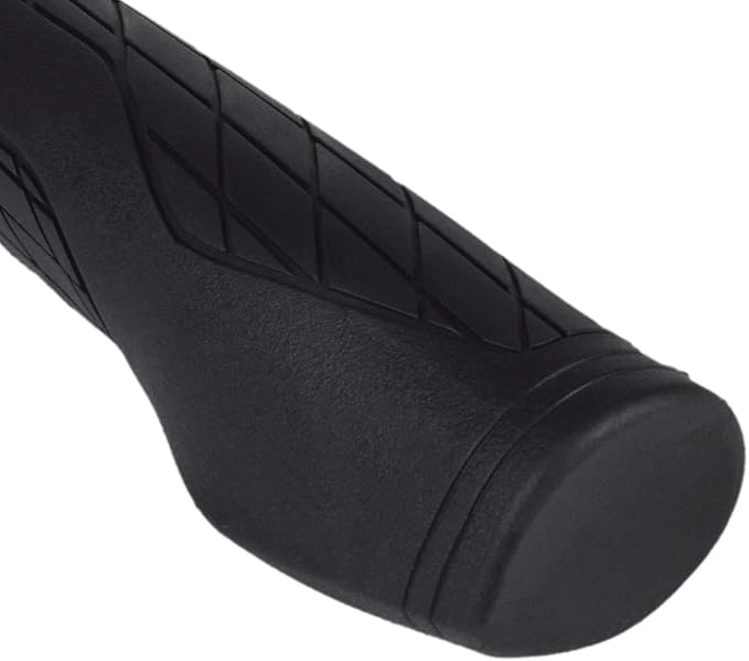 SOLODRIVE Ergonomic Design Mountain Bike Grips, Comfortable Bicycle Handlebar Grips, Single Lock-on and Non-Slip MTB Handle, Fit MTB, E-Bike, Hybrid, Scooter