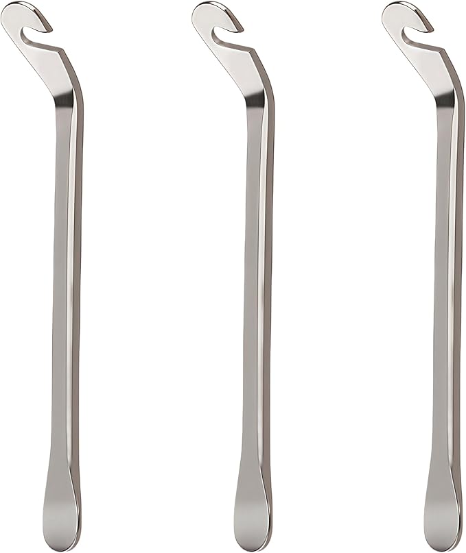 Bike Tire Levers Ultra Strong Bicycle Tire Removal Tool to Repair Bicycle Tube for Road & Mountain Bike Tires Repair Kits Tool (Metals Material)