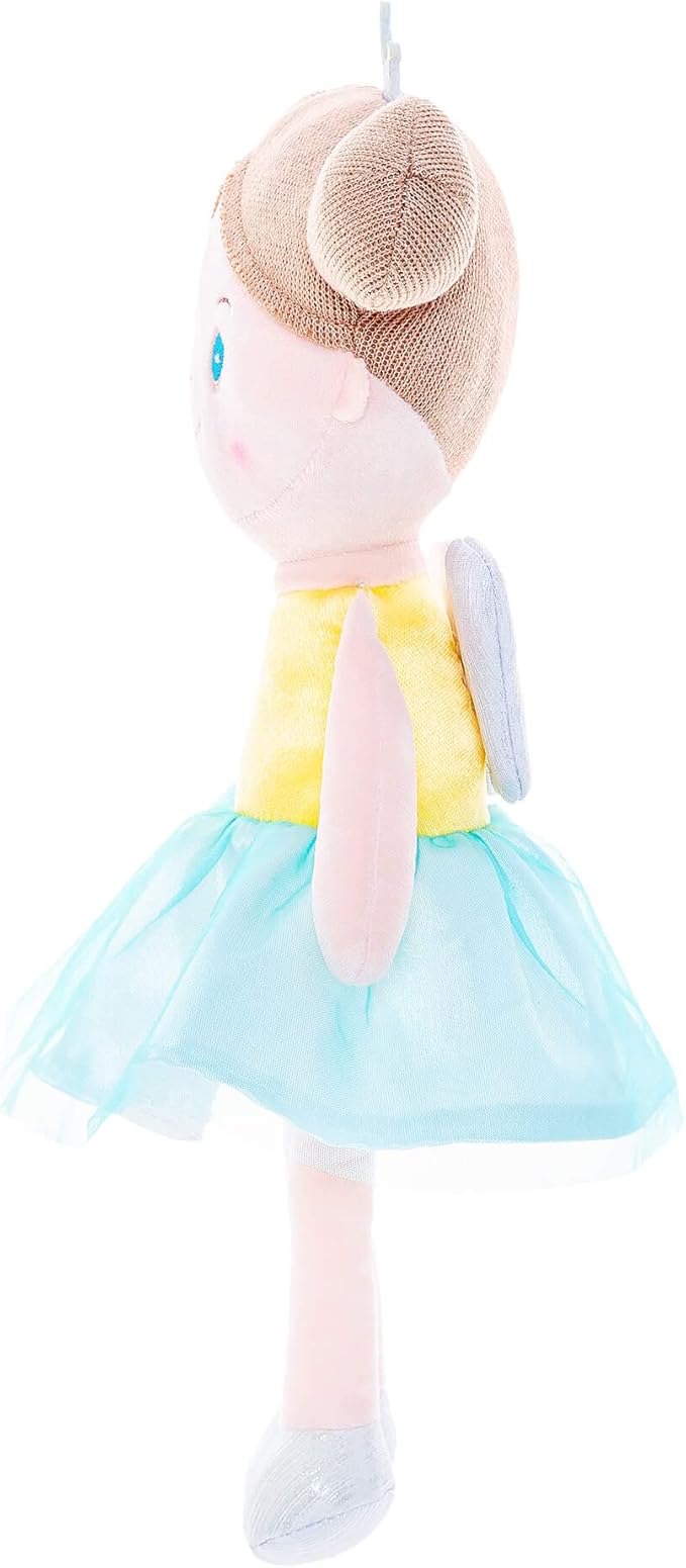 Gloveleya Dolls First Baby Girl Gifts Soft Stuffed Doll Yellow