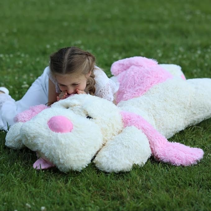 MaoGoLan 52“ Giant Stuffed Puppy Dog Animal,Ultra Soft Large Dog Plush Soft Plush Dog Pillow Toy for Girls,Kids,Puppy Lover