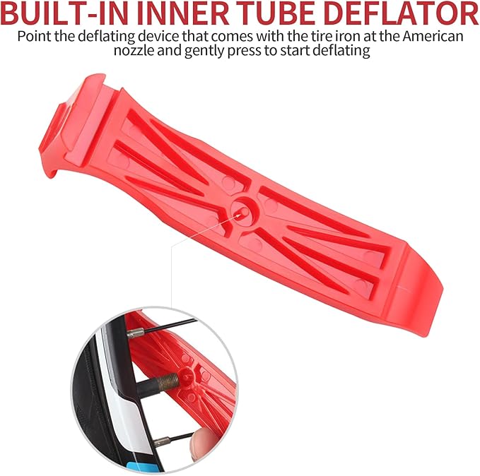 Professional Bike Tire Levers - High-Strength PC Material, Non-Slip Ergonomic Design, Rim Protector for Road/Mountain Bikes